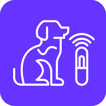 Pet Microchip icon style