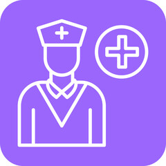 Caregiver Male icon style