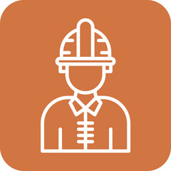 Firefighter Male icon style