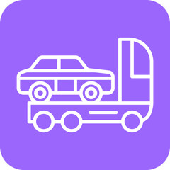 Emergency Road Service icon style