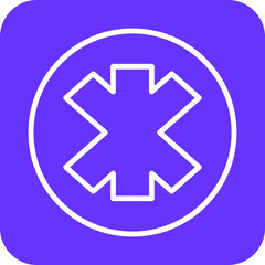 Emergency Sign icon style
