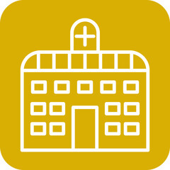 Hospital icon style