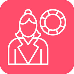 Lifeguard Female icon style