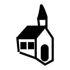 vector illustration of a home glyph icon