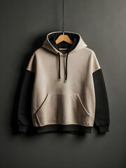 black and white hooded sweatshirt, black sweater