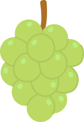 Cute Green Grape