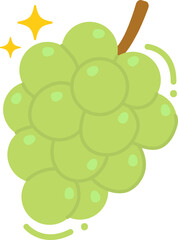 Cute Green Grape
