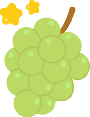 Cute Green Grape