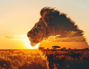  lion sunset safari