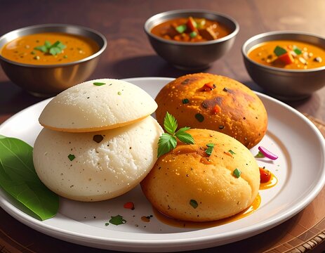 idli vada south indian food