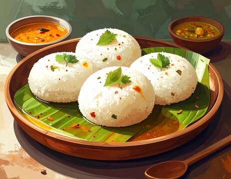 idli vada south indian food