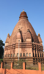 India, Assam, Sivasagar, View of 18th Century Lord Shiva Temple Built During the Ahom Dynasty. 