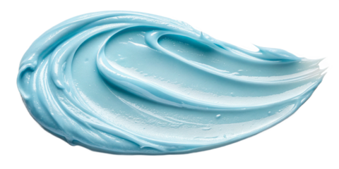blue Cream with scrape marks.
