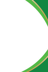 abstract green corner design