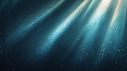 Fototapeta premium Light reflects on a blue steel wall, highlighting its abstract texture and metallic surface. Modern industrial backdrop suitable for design, digital art, and presentations.