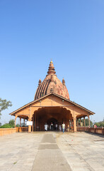 India, Assam, Sivasagar, View of 18th Century Lord Shiva Temple Built During the Ahom Dynasty. 