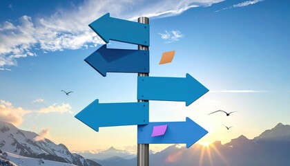 Multiple directions and decision-making on the scenic route