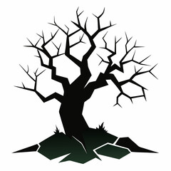 vector illustration of a silhouette of a man