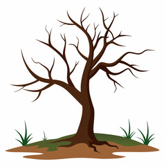 tree with roots and leaves