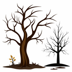 tree silhouette vector