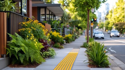 Tactile Paving Installation for Enhanced Pedestrian Accessibility in Urban Environment