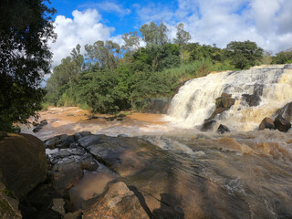 Powerful Waterfall Landscape