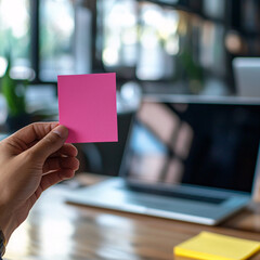 Creative brainstorming session office setting photo collaborative environment close-up view innovation in action