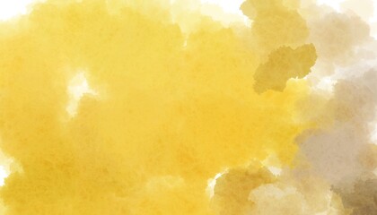 Soft yellow watercolor background with hand painted texture and light organic brush strokes
