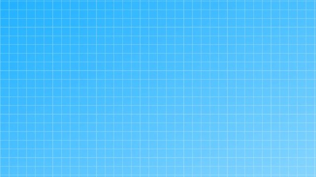 Animation of gradient soft blue aesthetic abstract background with grid texture