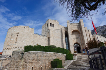 Kruja Castle in Albania. A timeless stone fortress overlooking the hills, where history, culture, and stunning views come together.