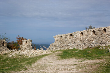 Kruja Castle in Albania. A timeless stone fortress overlooking the hills, where history, culture, and stunning views come together.