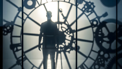 Reflected Obsolescence. Perfect for: Editorial business visuals, AI transformation topics