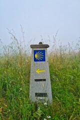 기호, 길거리, 네이처, 포스트, 목초, green, 산책로, red, 경로, 경관, 아웃도어, 나이든, 하이킹, 공원, 안전, 교통, sky, 들판