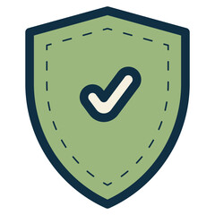 integrity shield check protection icon