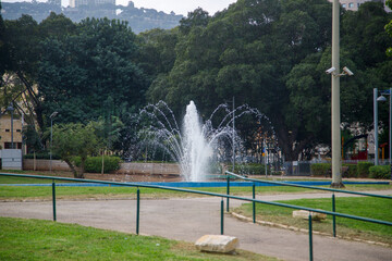 fountain in the park