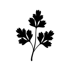 Fototapeta premium Simple leafy branch