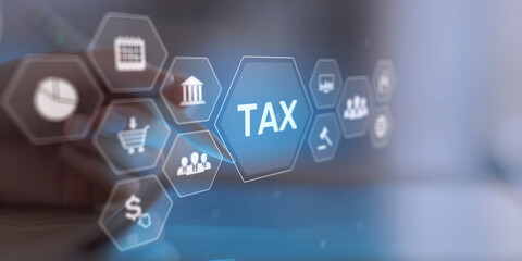 Digital Tax Management and Financial Operations Interface with Mobile Access.