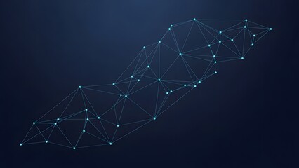 Abstract network connection background with dots and lines representing technology and digital communication.