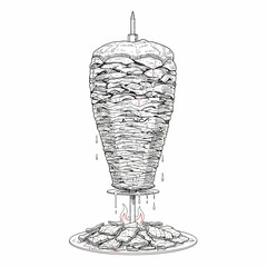 Manakish, a traditional Middle Eastern flatbread topped with flavorful ingredients.