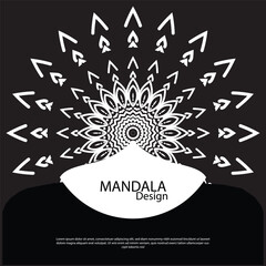 Mandala design round luxury design golden brush text11