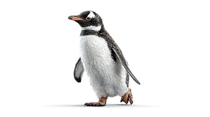 penguin isolated on white background 