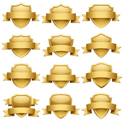 set of luxury label gold tag premium medal decorative border gold frame stock of sets image ,PNG