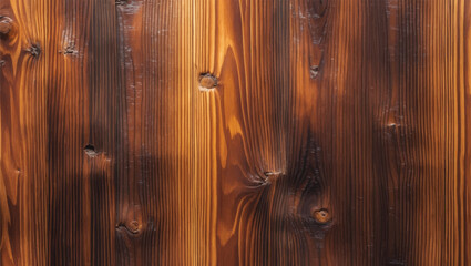 Close-up of wood grain with knots and weathered texture. Wood background with a natural, organic and textured pattern. © shazam