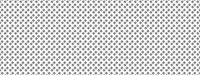 Seamless metal diamond plate pattern, checkered steel texture background with geometric lines, industrial construction floor surface design for modern graphic projects