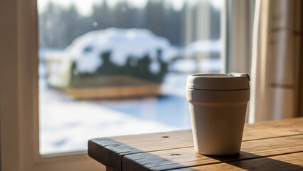 Reusable Ceramic Cup for Sustainable Winter Living