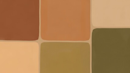 Collection of different colored squares in a grid pattern