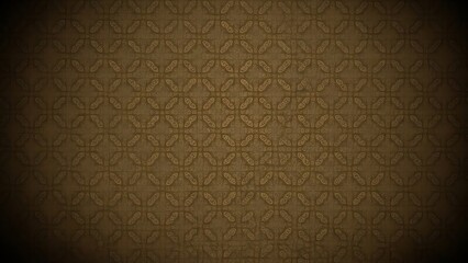 Dark brown patterned background with geometric shapes