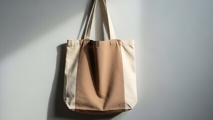 Eco-Friendly Canvas Tote Bag Mockup in Minimal Style