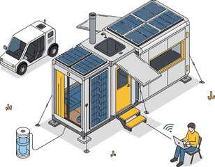 Sustainable Off-Grid Solar Tiny House