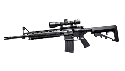 High Detail Tactical Rifle Product Shot